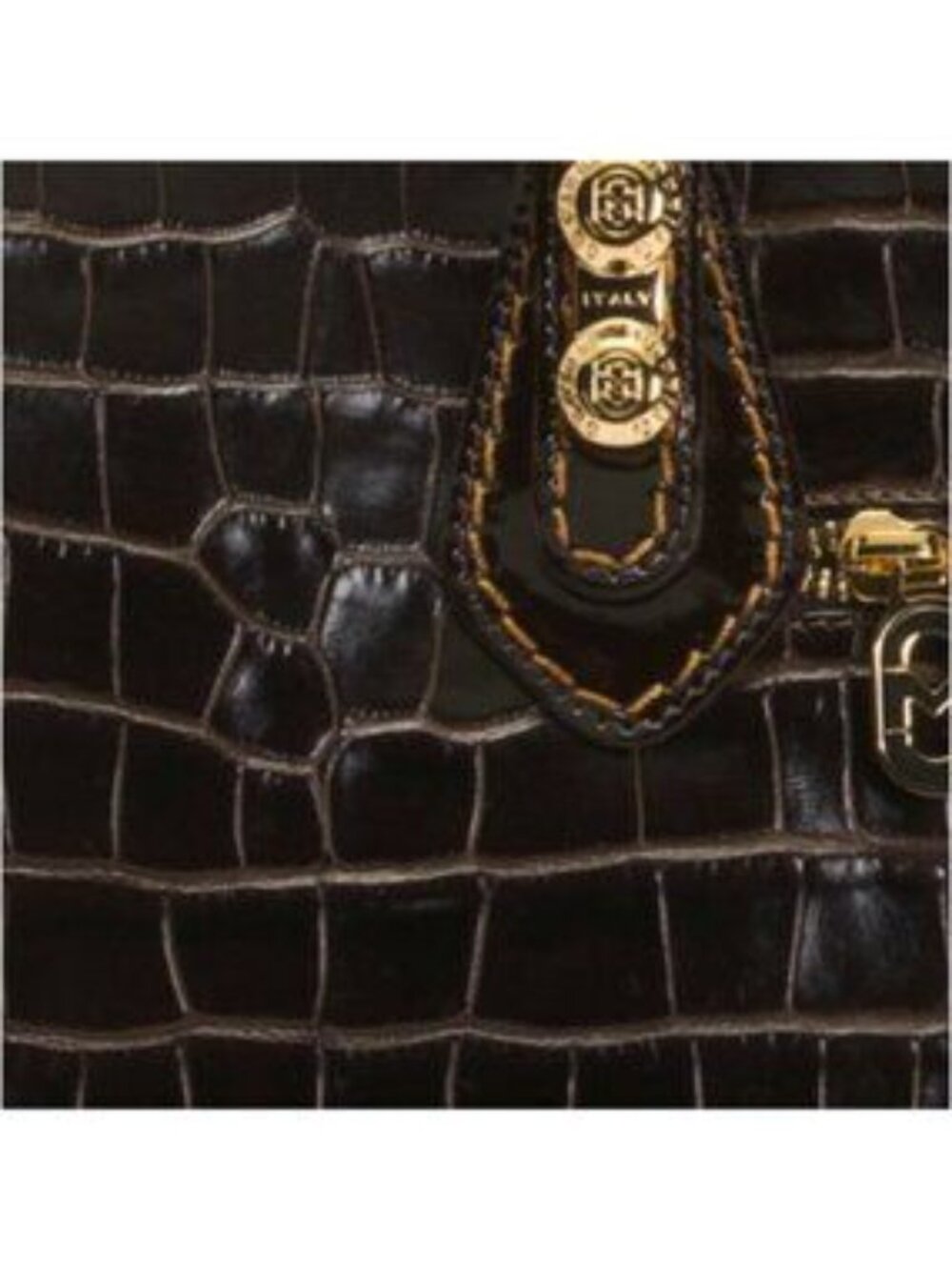 MARINO ORLANDI Made In Italy Leather Crocodile Tote - Picture 2 of 5